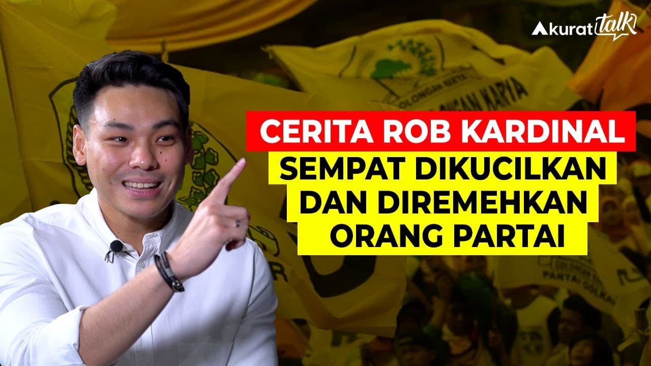 ROB CLINTON KARDINAL: ANAK MUDA JANGAN CUMA JADI PAJANGAN POLITIK